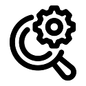 icon representing digital asset management and content management systems execution