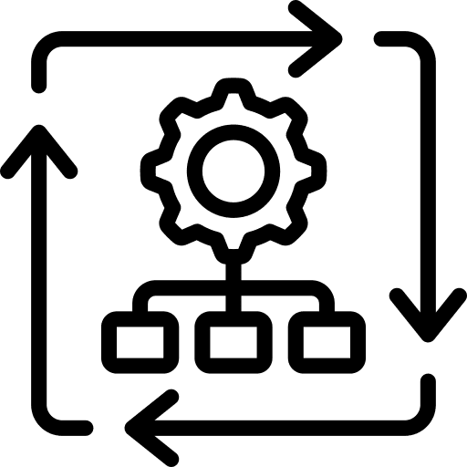 icon for workflow automation and process reengineering